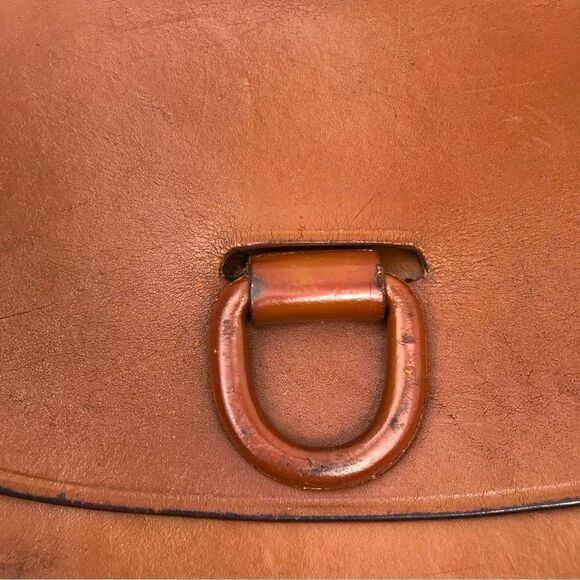 Benitez San Carlos Handmade Brown Leather Satchel Shoulder Bag - Picture 8 of 13